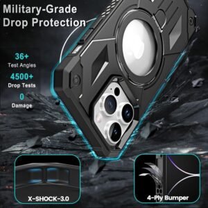 MagSafe Case iPhone 15 Pro with Matellic Ring