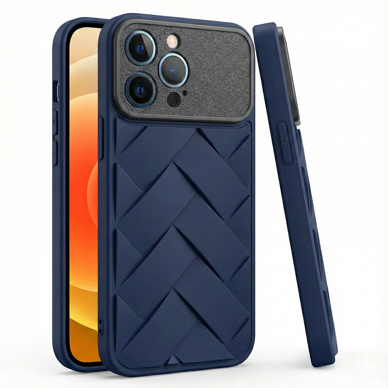 3D cross section Iphone 15 Pro Max Blue