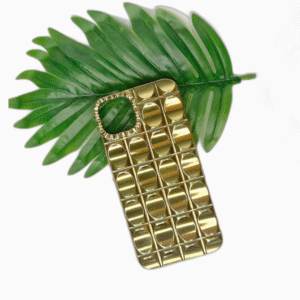 3D Spark fingerprint cut Iphone 15 Pro Gold