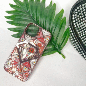 3D flower Diamond cut Iphone 15 Pro Max Pink