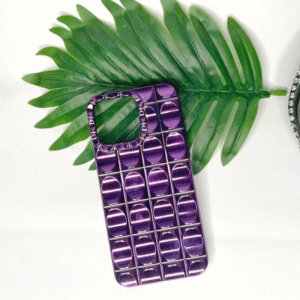 3D Spark fingerprint cut Iphone 15 Pro Max Purple