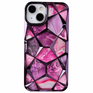 3d Hexagonal Iphone 14 Pro Max Purple