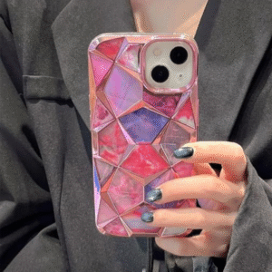 3d Hexagonal IPhone 14 Pro Pink