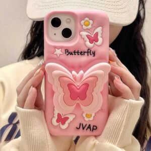 Pink butterfly ip 14p/15p