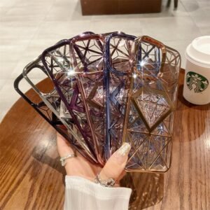 3D Spark Diamond Cut Iphone 14 Pro Max Black