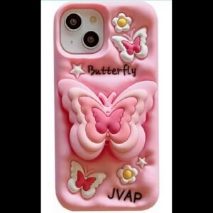 Pink butterfly ip 14p/15p